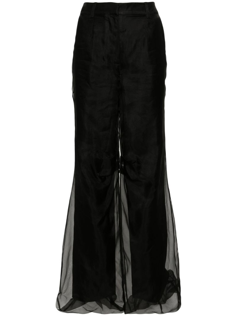 Black Iconica Wide-leg Trousers