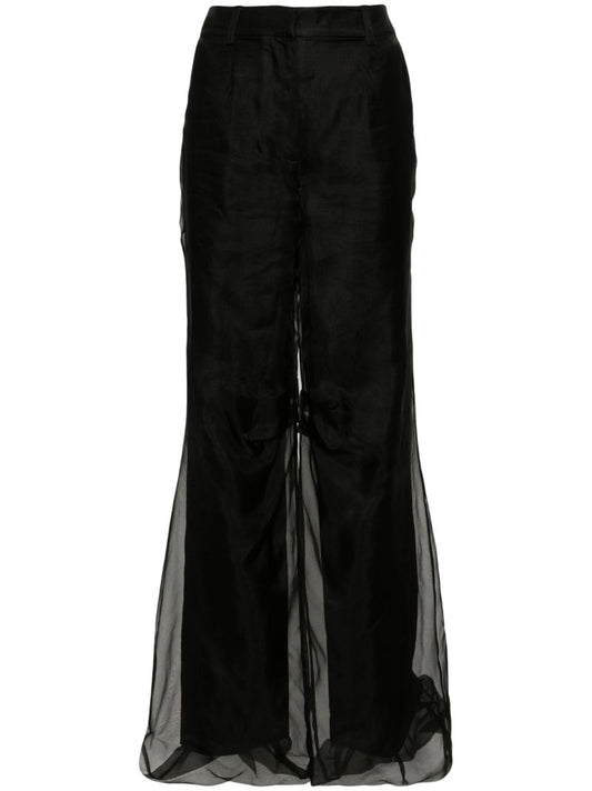 Black Iconica Wide-leg Trousers