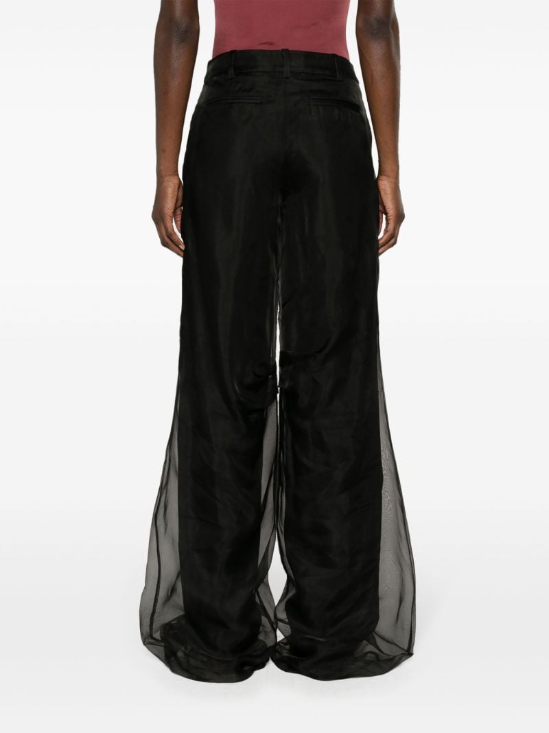 Black Iconica Wide-leg Trousers