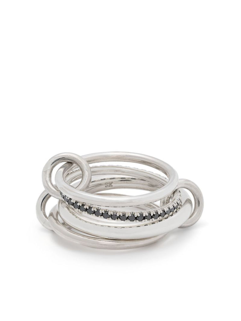 Sterling Silver Erato Diamond Ring