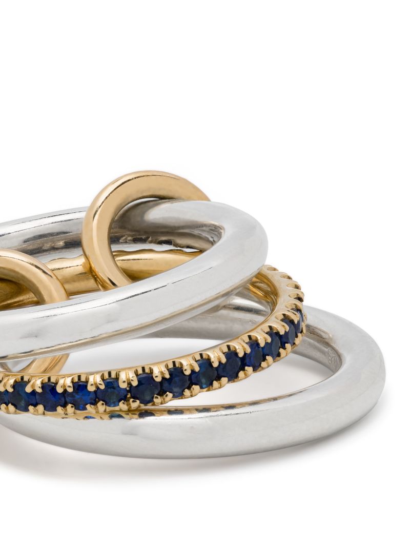 Sterling Silver Libra Sapphire Ring