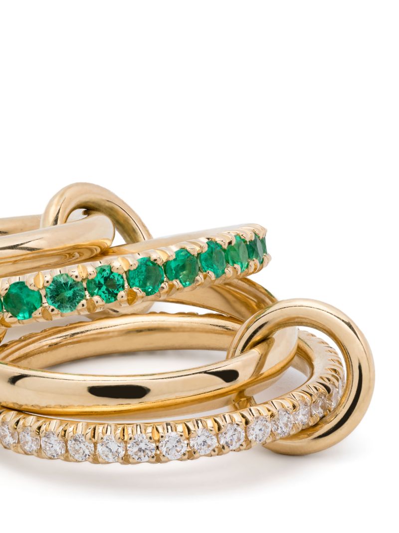 18k Yellow Gold Halley Emerald Ring