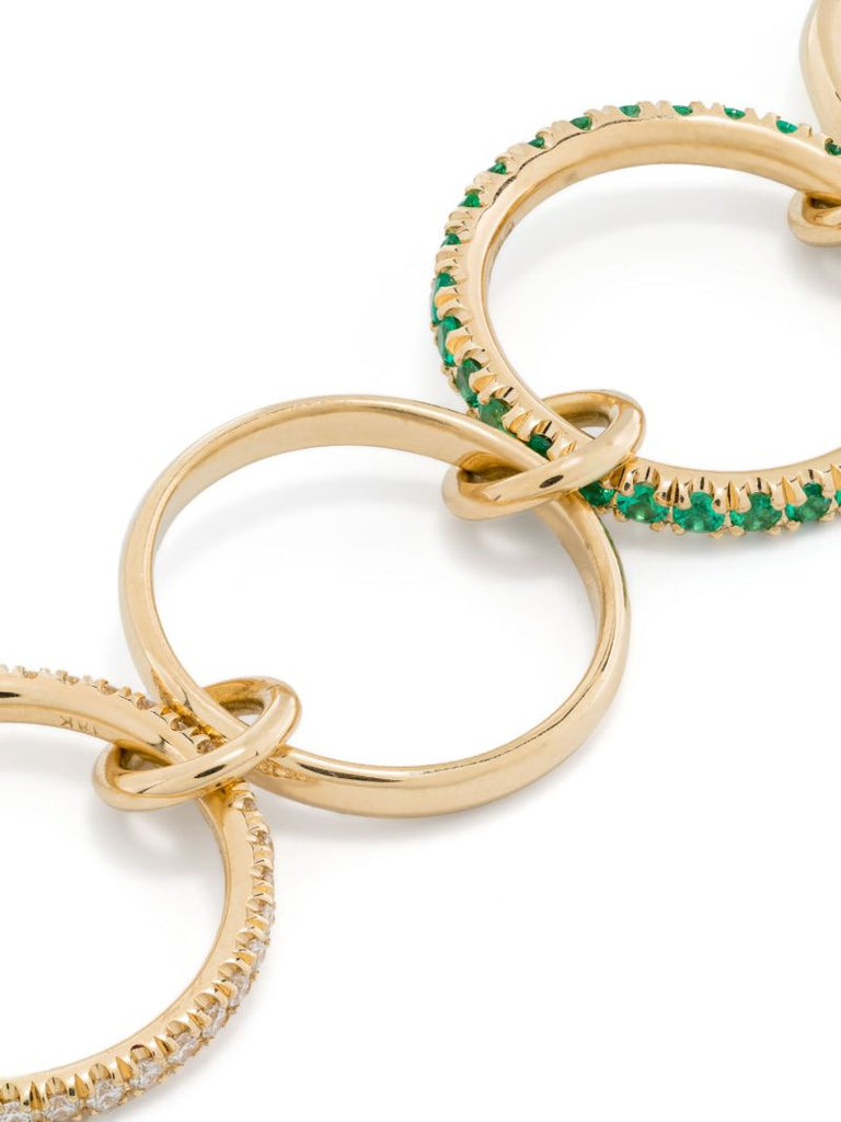 18k Yellow Gold Halley Emerald Ring