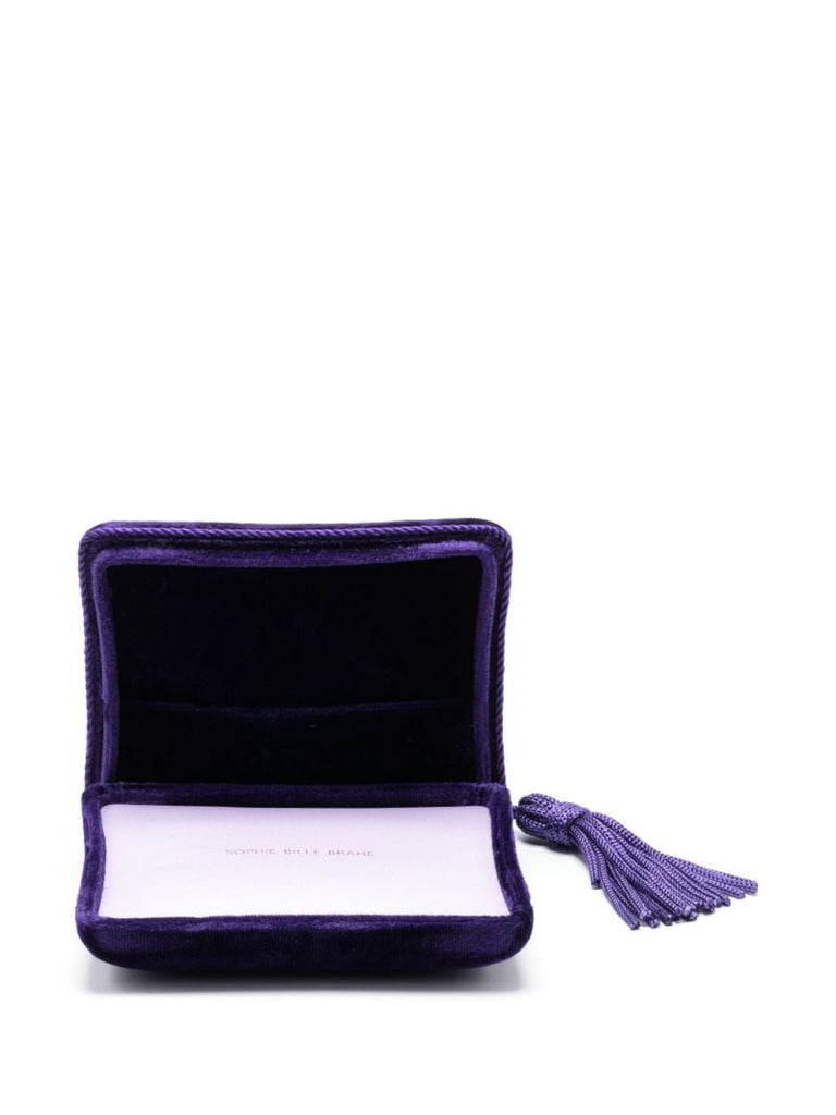 Purple Velvet Jewellery Box
