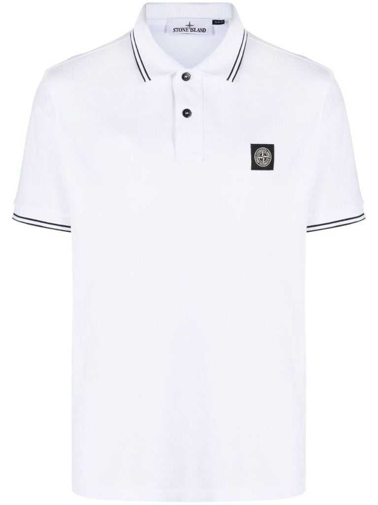 White Organic-cotton Polo Shirt