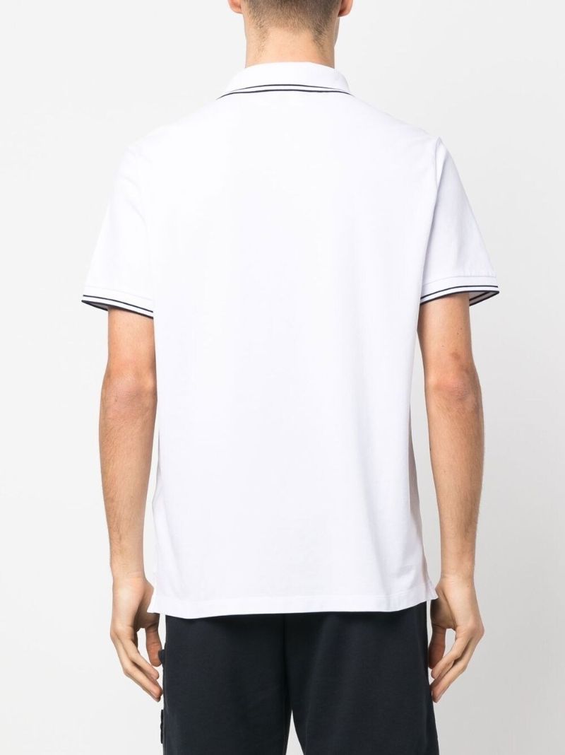 White Organic-cotton Polo Shirt