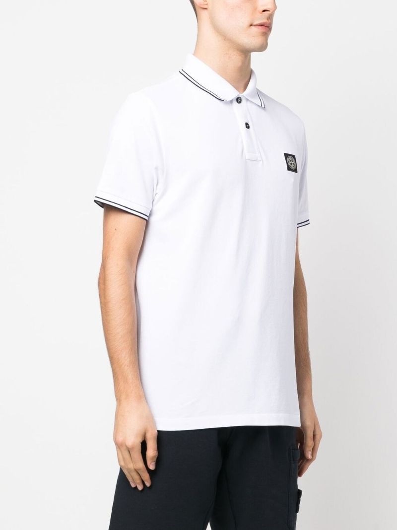 White Organic-cotton Polo Shirt