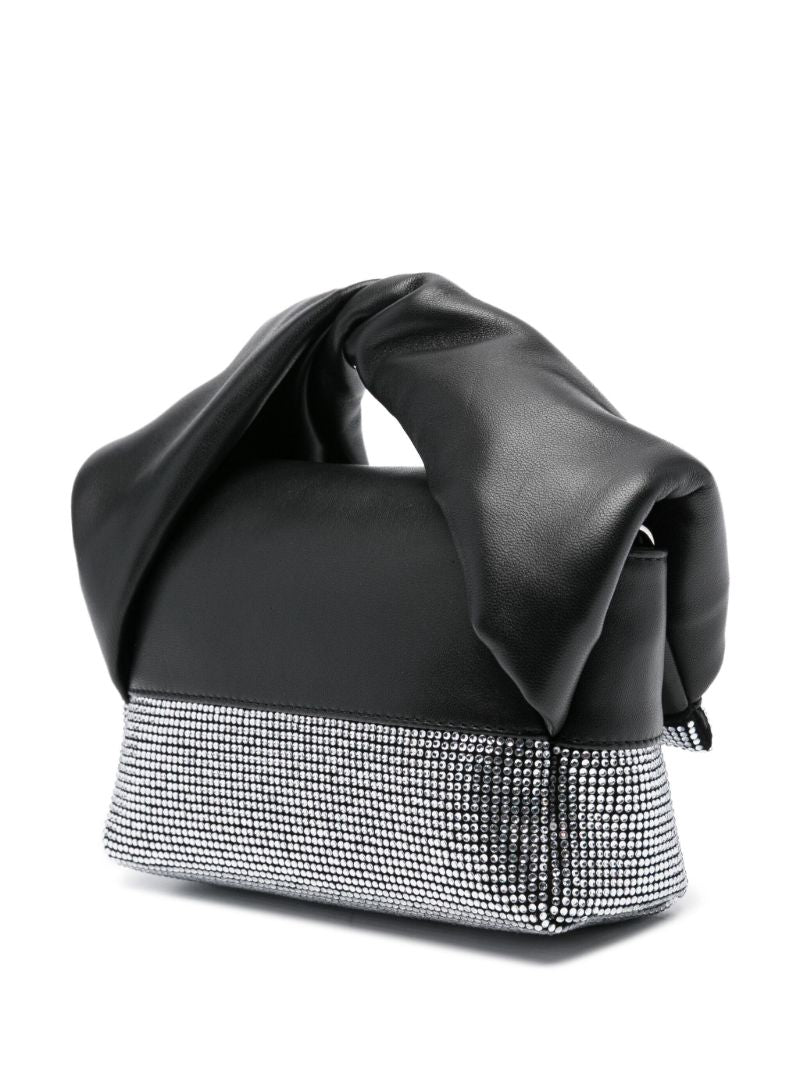 Black Small Twister Tote Bag