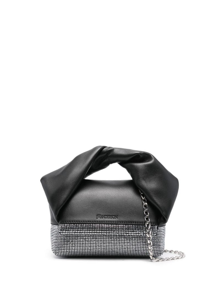 Black Small Twister Tote Bag