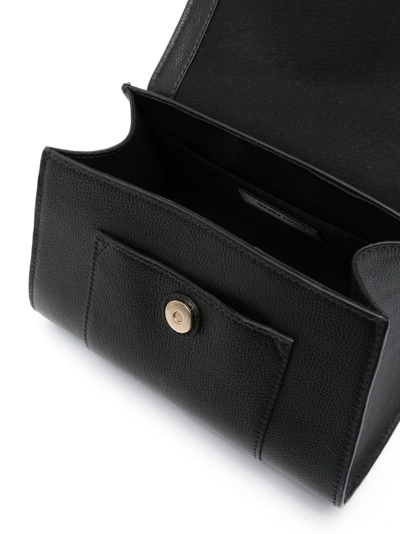 Black Joan Ladylike Suede Tote Bag