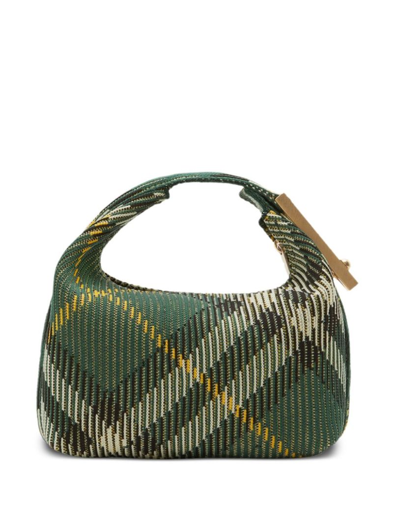 Green Peg Small Tote Bag