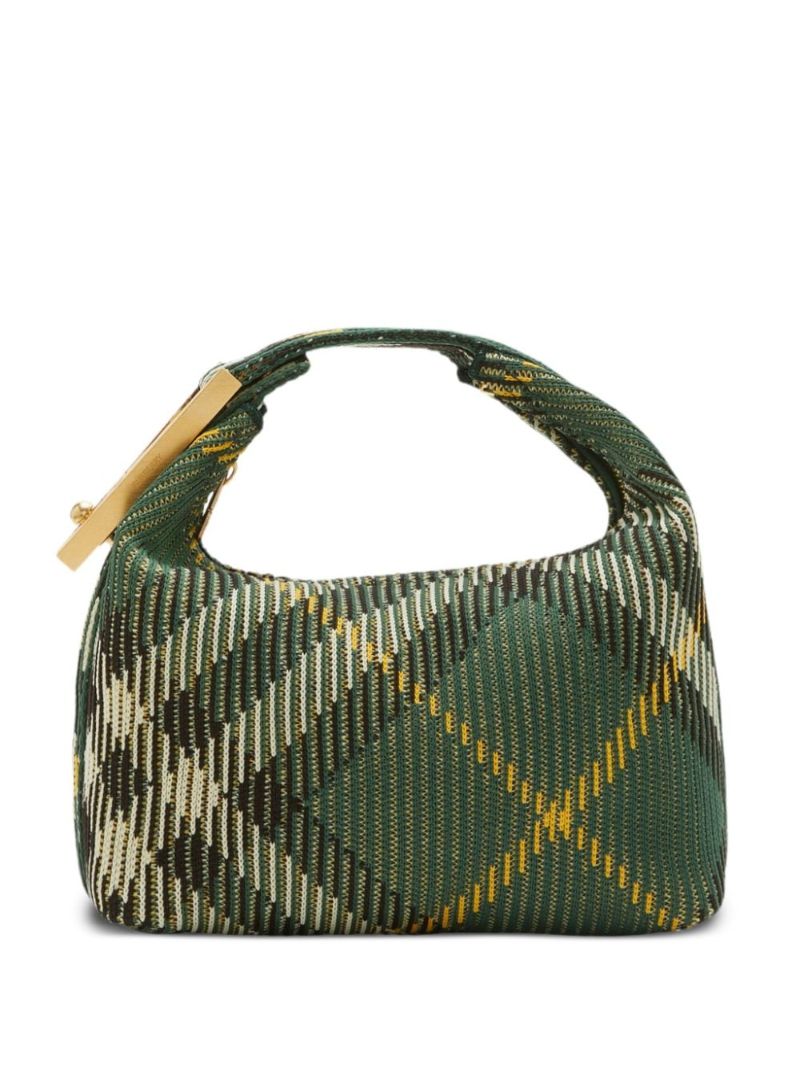 Green Peg Small Tote Bag