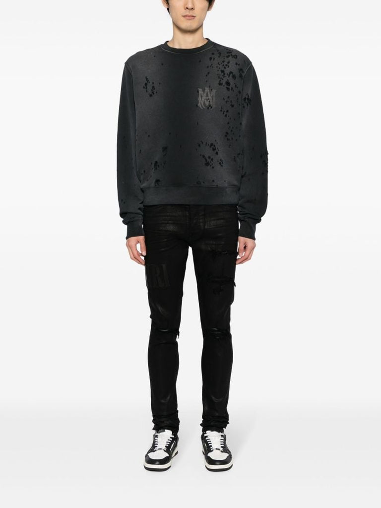 Grey Ma Logo Shotgun Sweatshirt