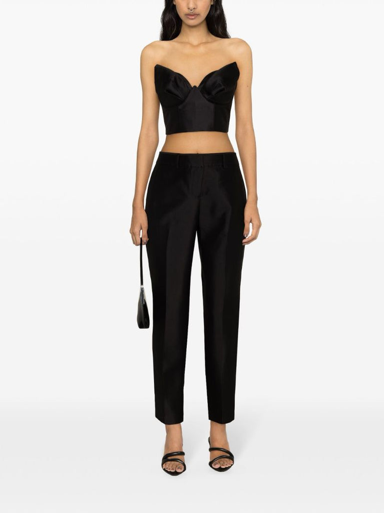 Black Matchmaker Bodide Cropped Top