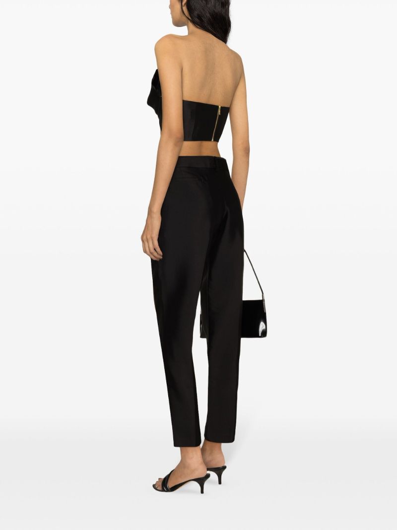 Black Matchmaker Bodide Cropped Top