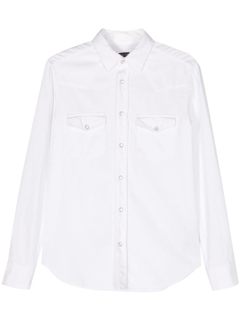 White Denim Shirt