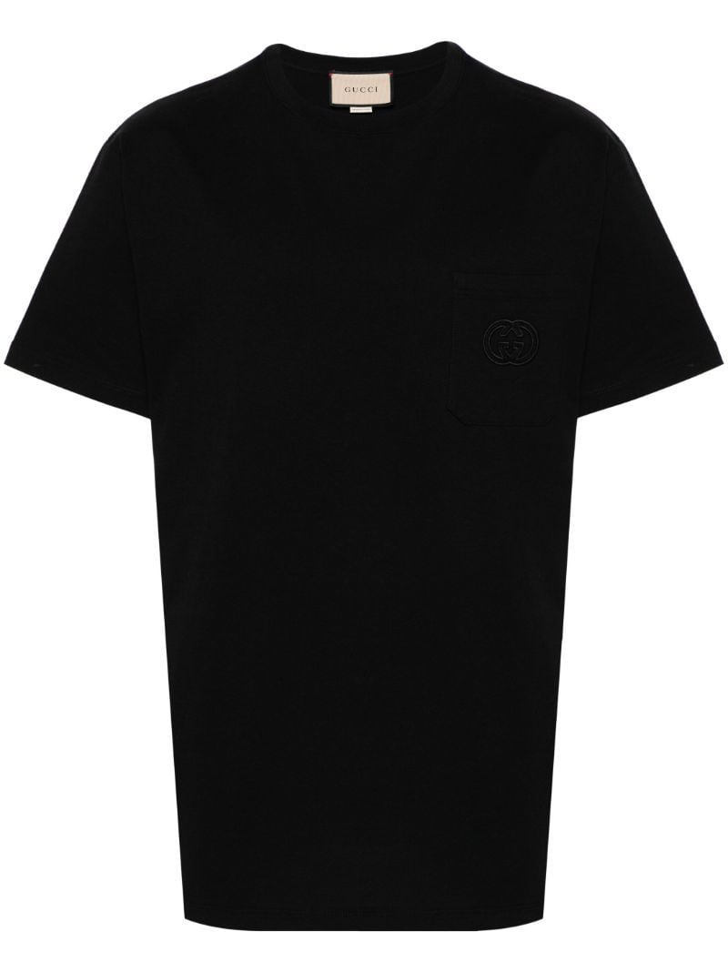 Black Interlocking G Cotton T-shirt