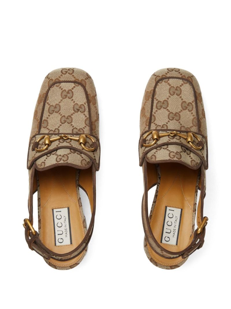 Neutral Horsebit 85 Platform Pumps