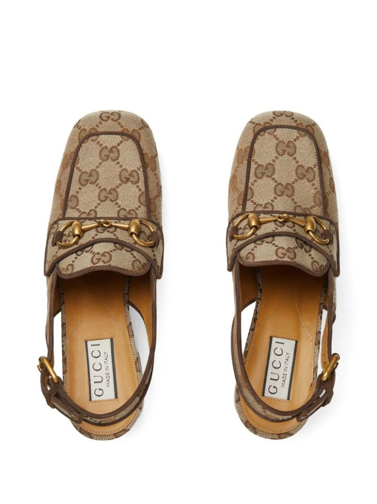 Neutral Horsebit 85 Platform Pumps