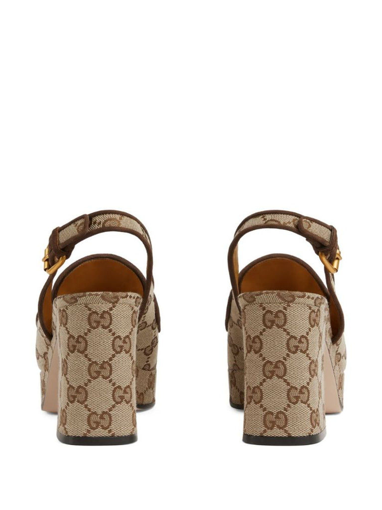 Neutral Horsebit 85 Platform Pumps