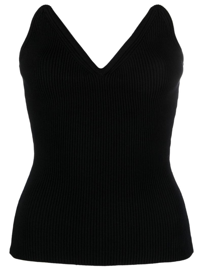 Ribbed Bustier Top
