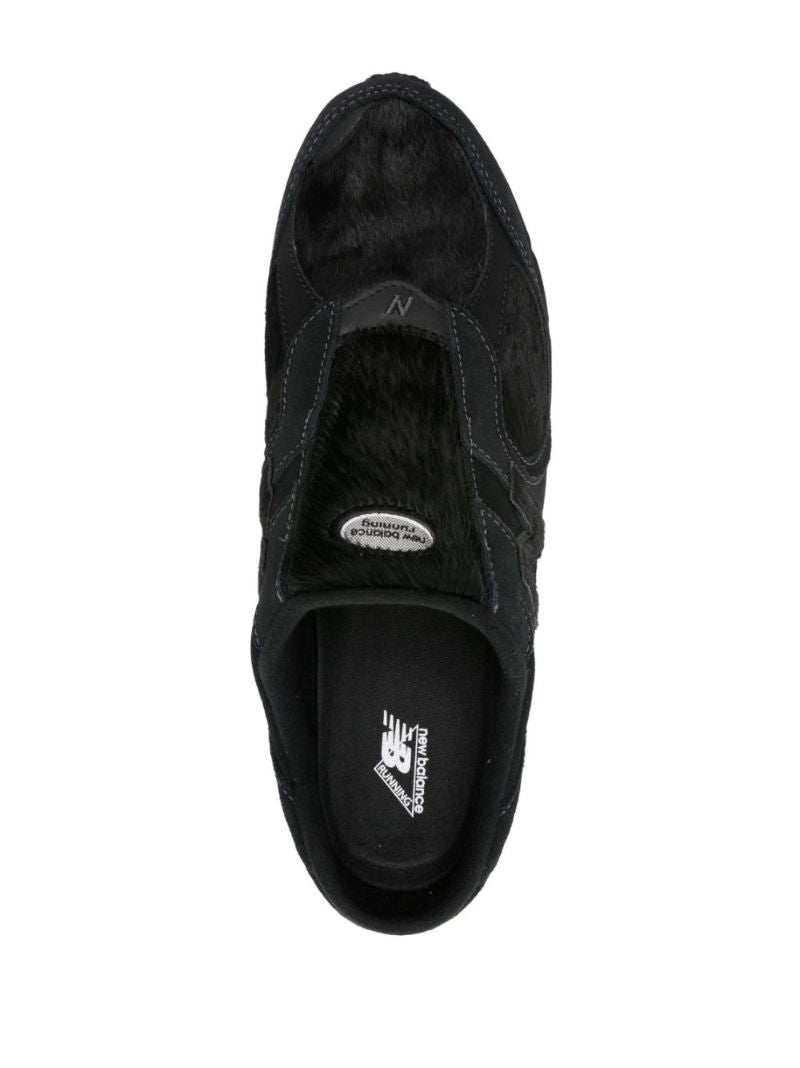 Black 2002r Suede Sneaker Mules