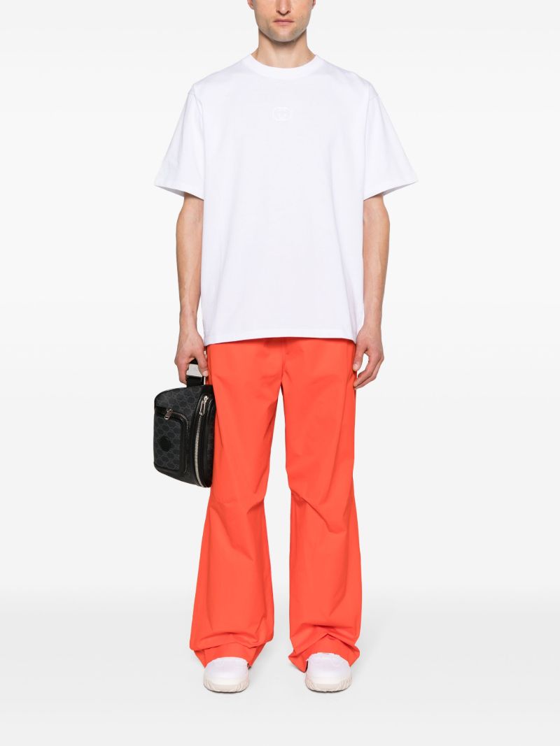 White Interlocking G Cotton T-shirt