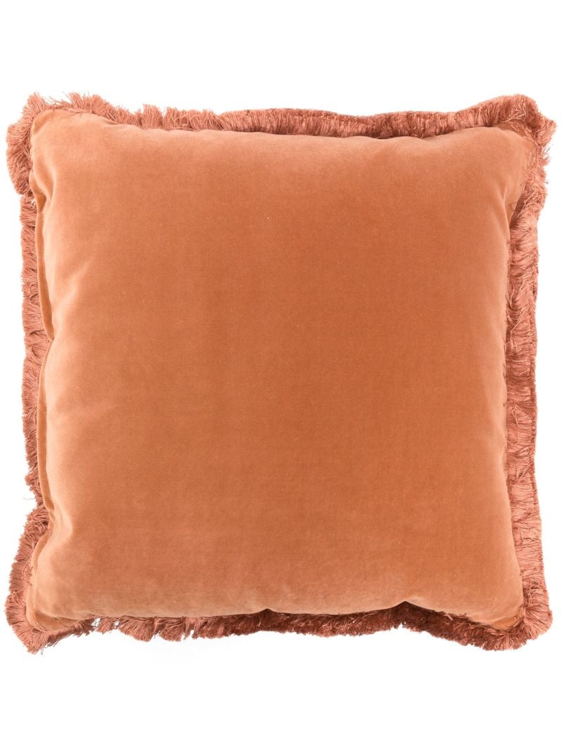 Red Margeaux Velvet Cushion