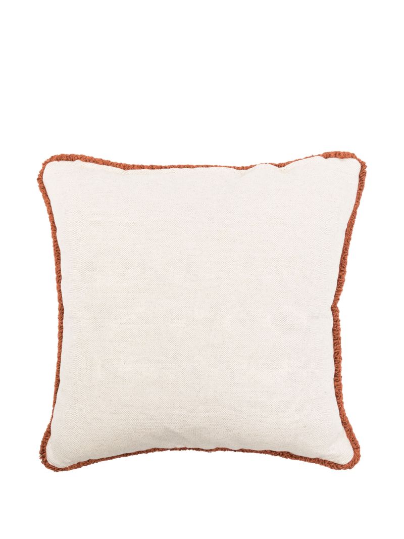 Brown Vende Geometric Jacquard Cushion
