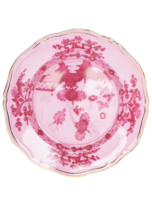 Pink Oriente Italiano Porcelain Dinner Plate