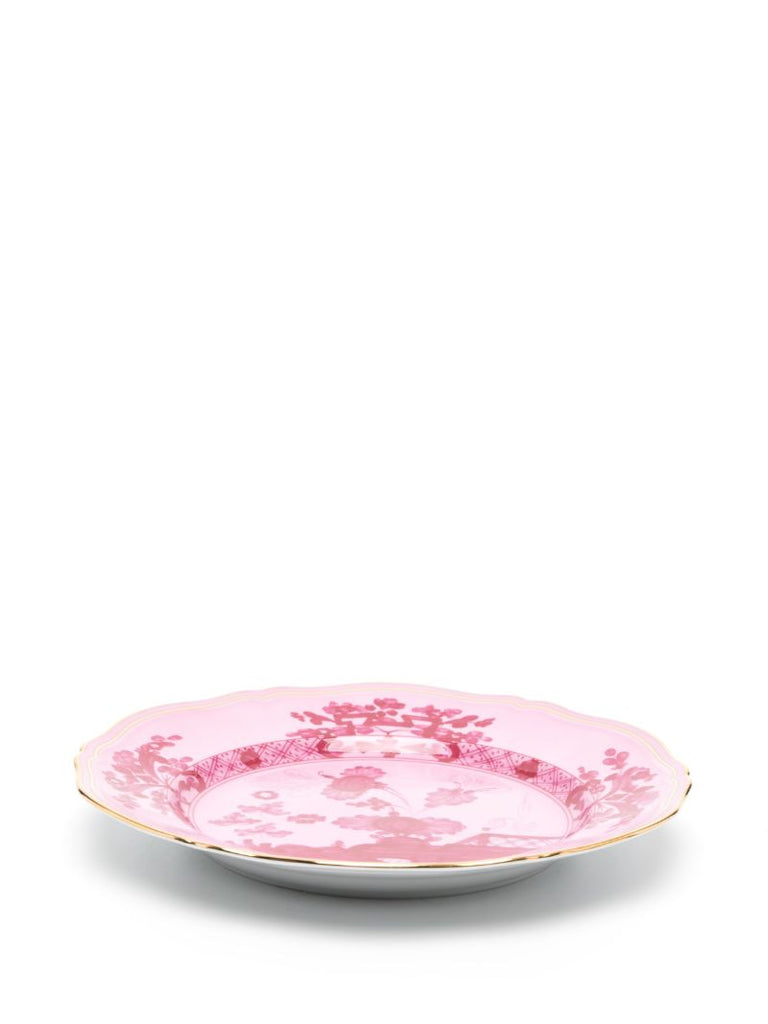 Pink Oriente Italiano Porcelain Dinner Plate