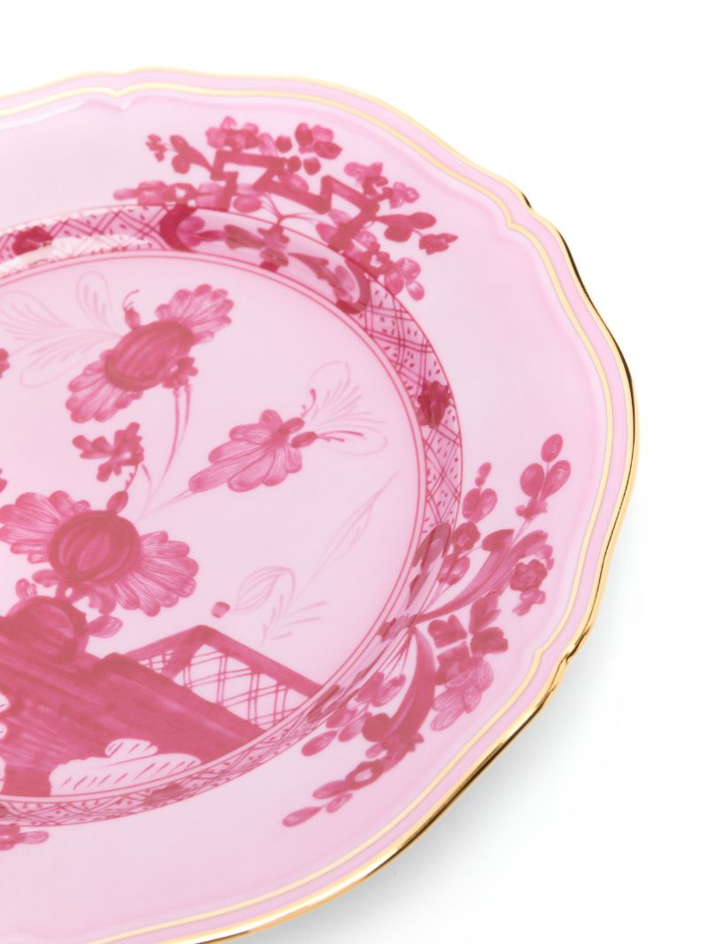 Pink Oriente Italiano Porcelain Dinner Plate