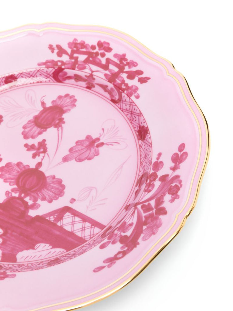 Pink Oriente Italiano Porcelain Dinner Plate