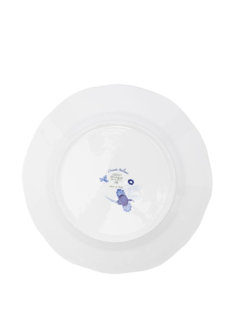 Blue Oriente Italiano Porcelain Dinner Plate Set