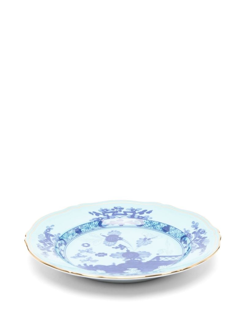 Blue Oriente Italiano Porcelain Plates Set
