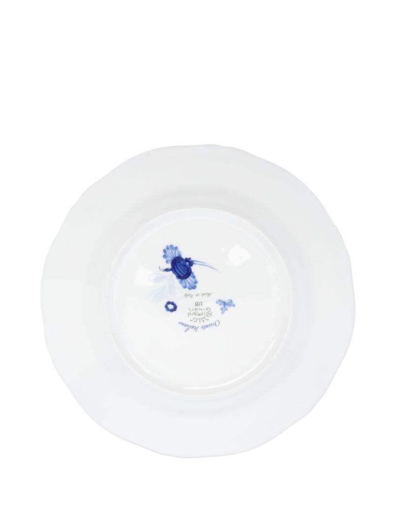 Blue Oriente Italiano Porcelain Plates Set