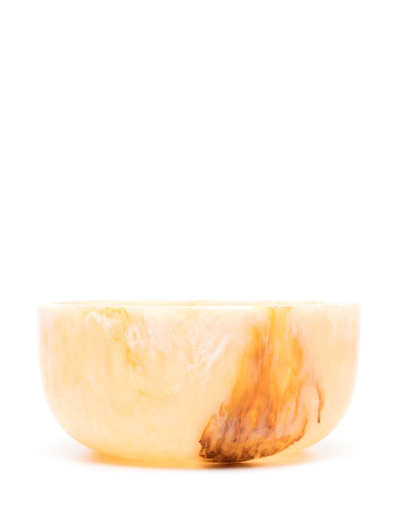 Brown Miller Resin Salad Bowl