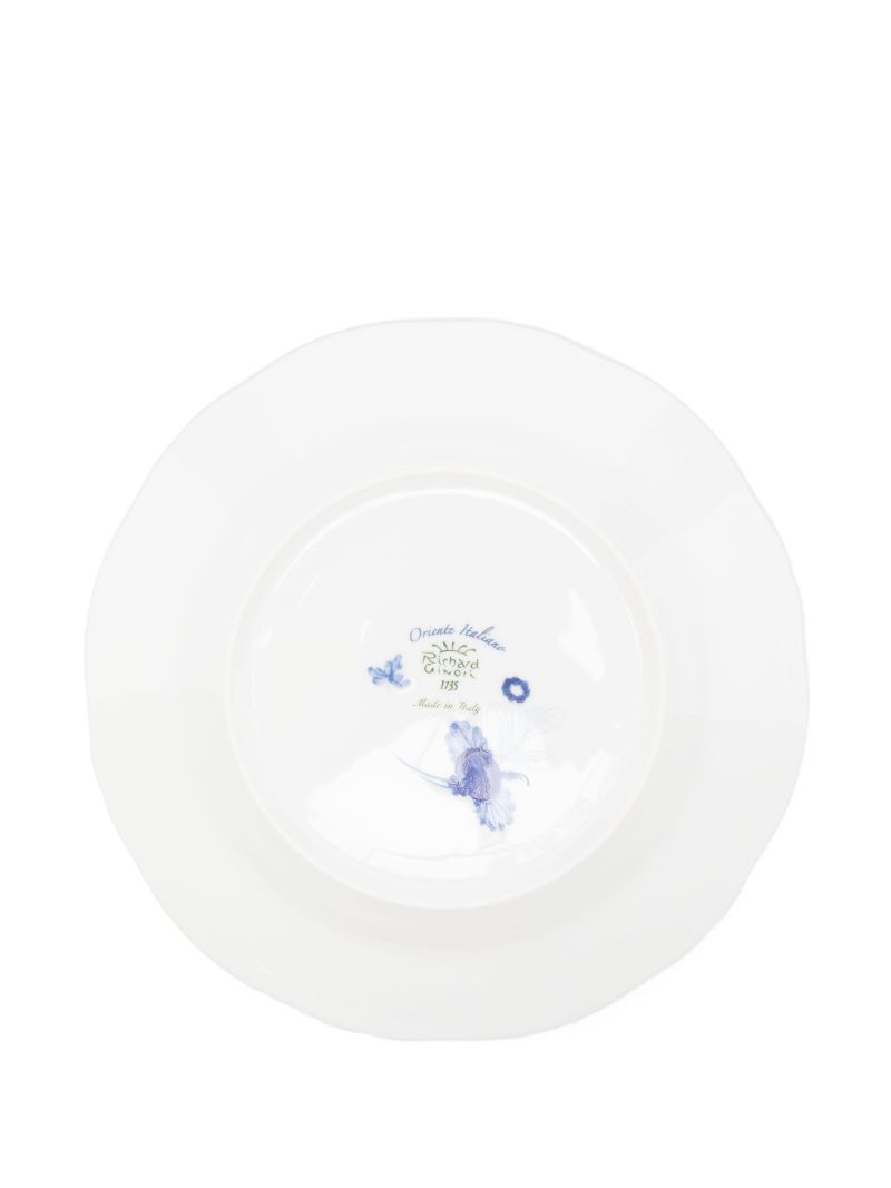 Blue Oriente Italiano Porcelain Dessert Plates Set