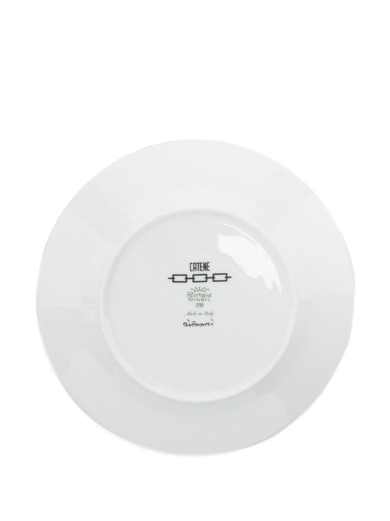 White Catene Porcelain Plates Set