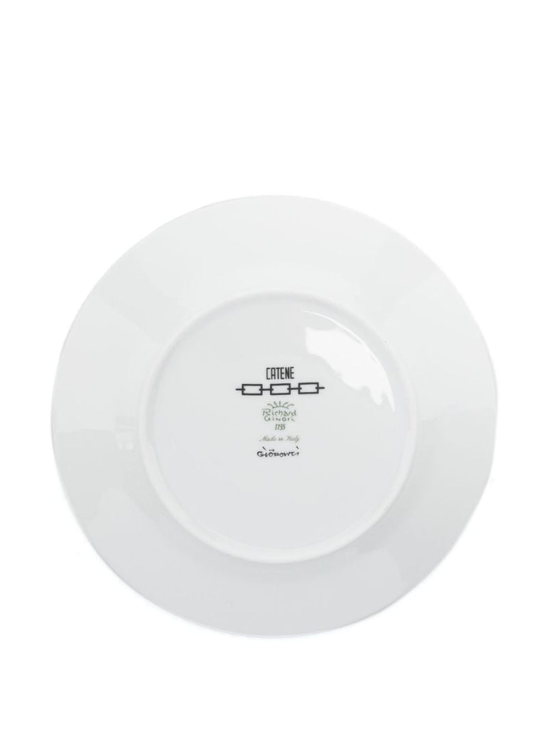 White Catene Porcelain Plates Set