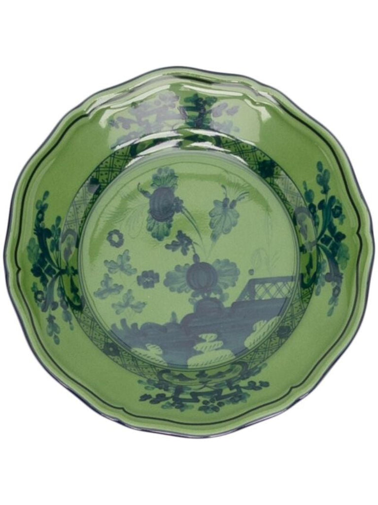Green Oriente Italiano Bread Plate