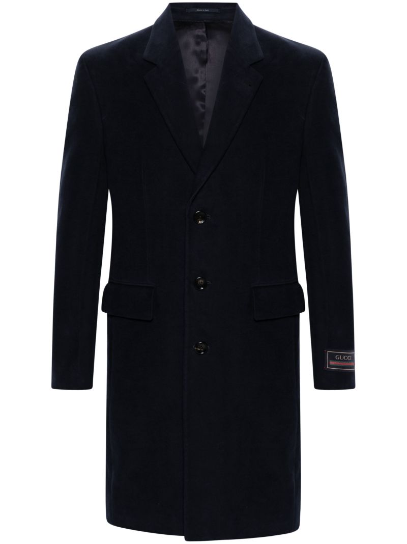 Blue Logo-appliquÃ_x0083_Â© Coat