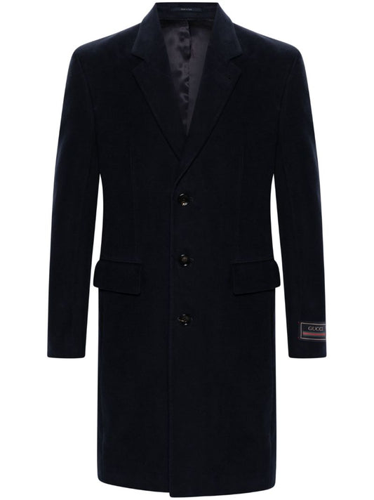 Blue Logo-appliquÃ_x0083_Â© Coat