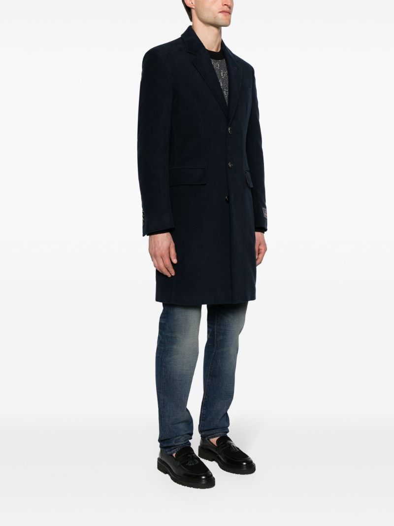 Blue Logo-appliquÃ_x0083_Â© Coat
