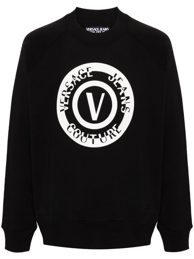 Black Logo-print Cotton Sweatshirt