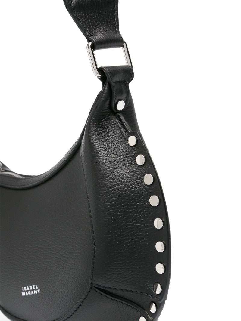 Black Moon Mini Leather Cross Body Bag