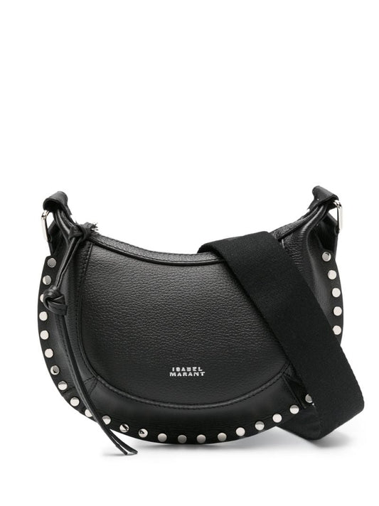 Black Moon Mini Leather Cross Body Bag