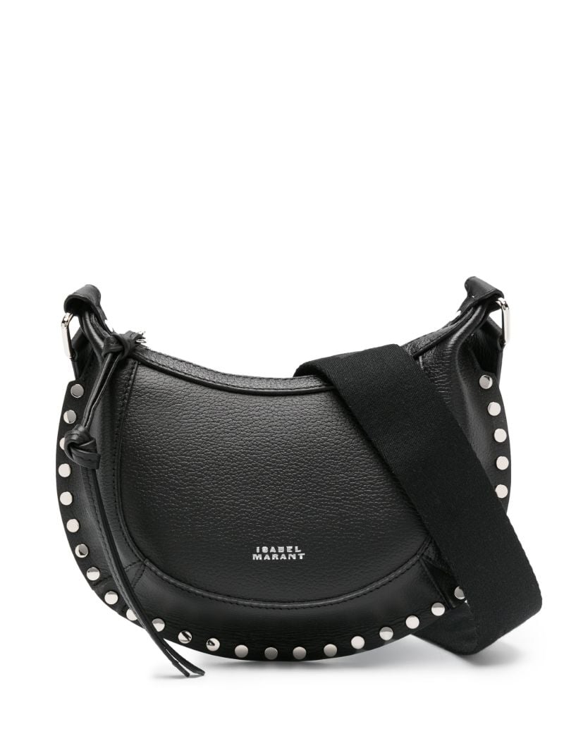 Black Moon Mini Leather Cross Body Bag