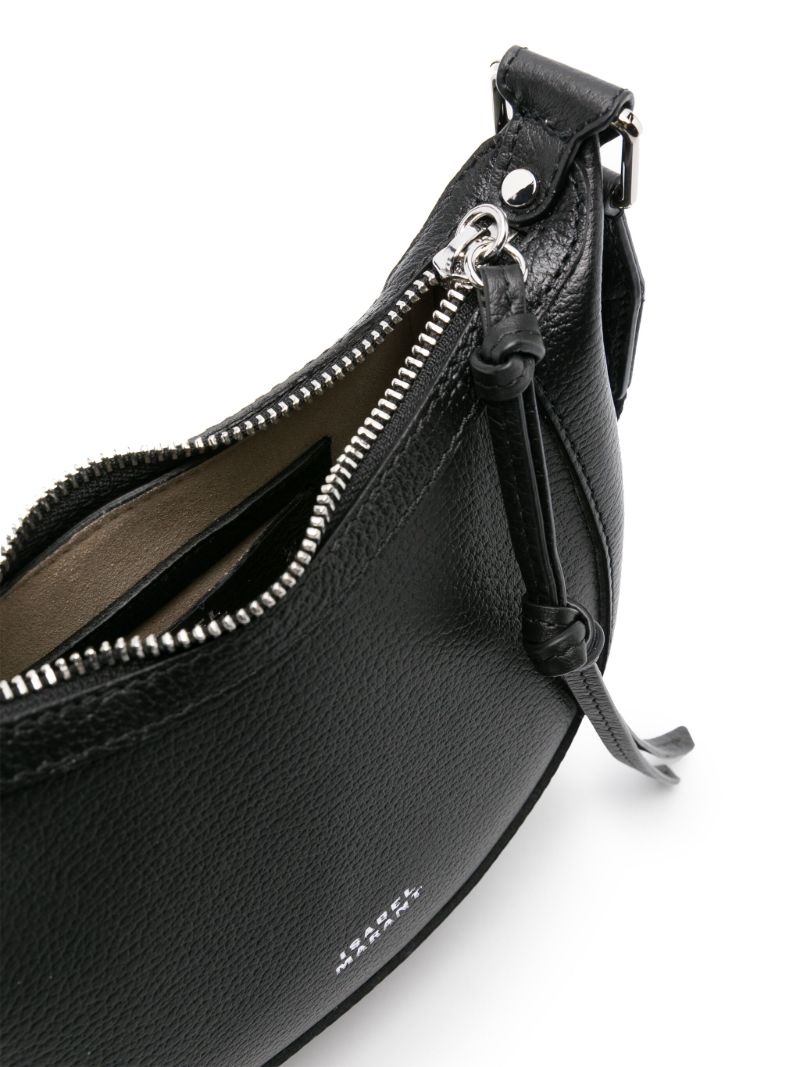 Black Moon Mini Leather Cross Body Bag