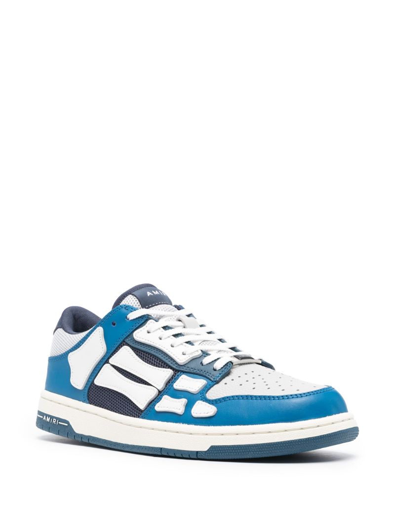 Blue Skel Top Low Leather Sneakers